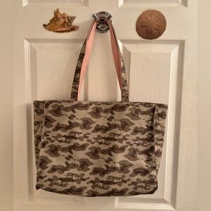 Reversible Vegan Camo Tote Bag